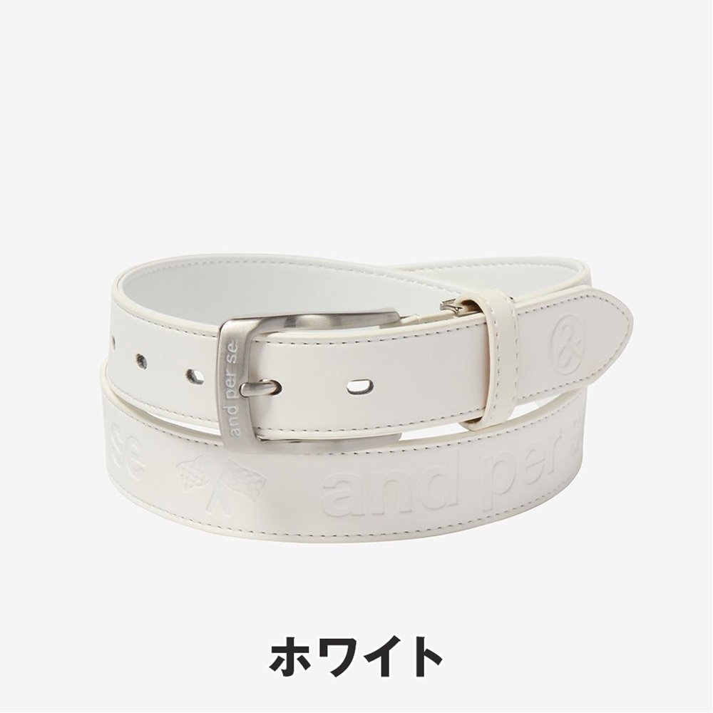 セール 20%OFF and per se アンパスィ レディース ゴルフ ベルト ロゴ