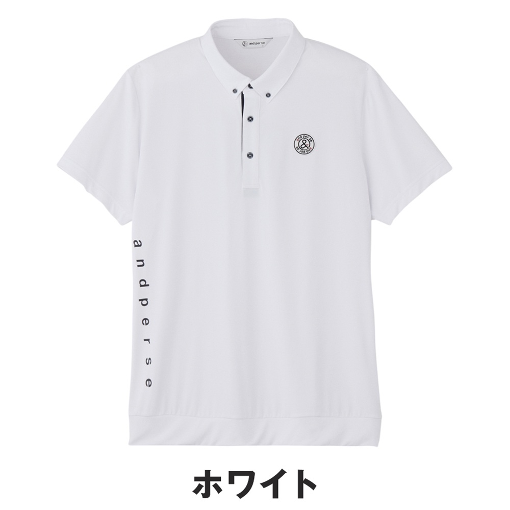 and per se（アンパスィ） メンズ ゴルフウェア シャツ COOL is COOL