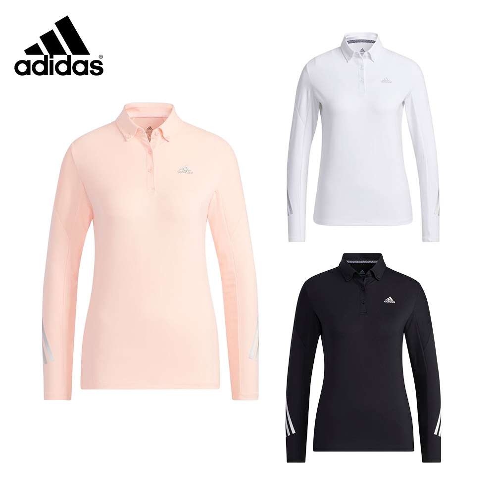 Adidas アディダス ゴルフウェア レディース シャツ Aero Rdy ストレッチ 長袖ボタンダウンシャツ Bo350 21年モデル 21fw 秋冬 長袖 ポロシャツ 速乾 Upf50 Adidas Bo350 ベスポ 通販 Yahoo ショッピング