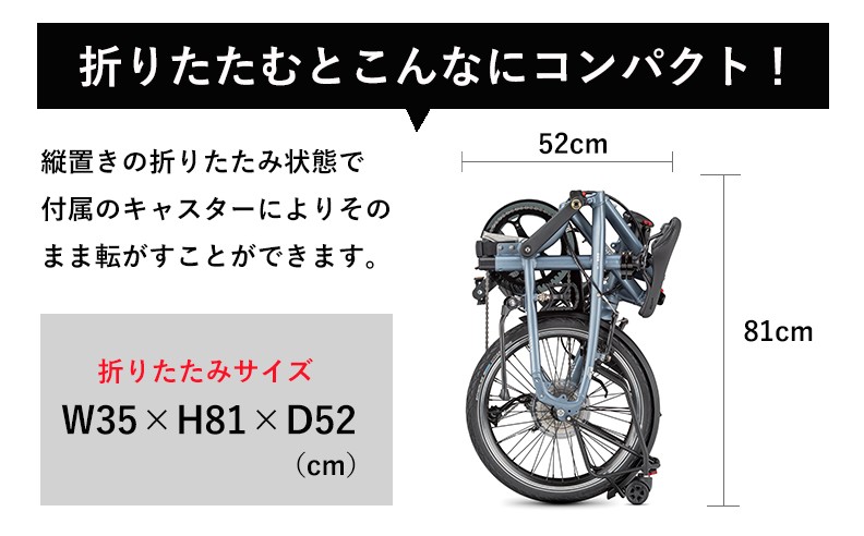 DAHON Tern ターン BYB P8 ビーワイビー 折りたたみ自転車 2023