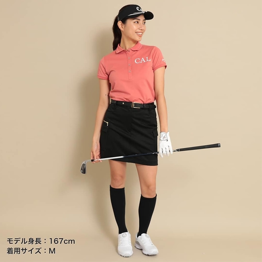 10%OFF Callaway キャロウェイ レディース ゴルフウェア スカート 8WAYストレッチ 撥水ツイルニットスカート C23228203  23FW 秋冬 カーゴ風デザイン 送料無料