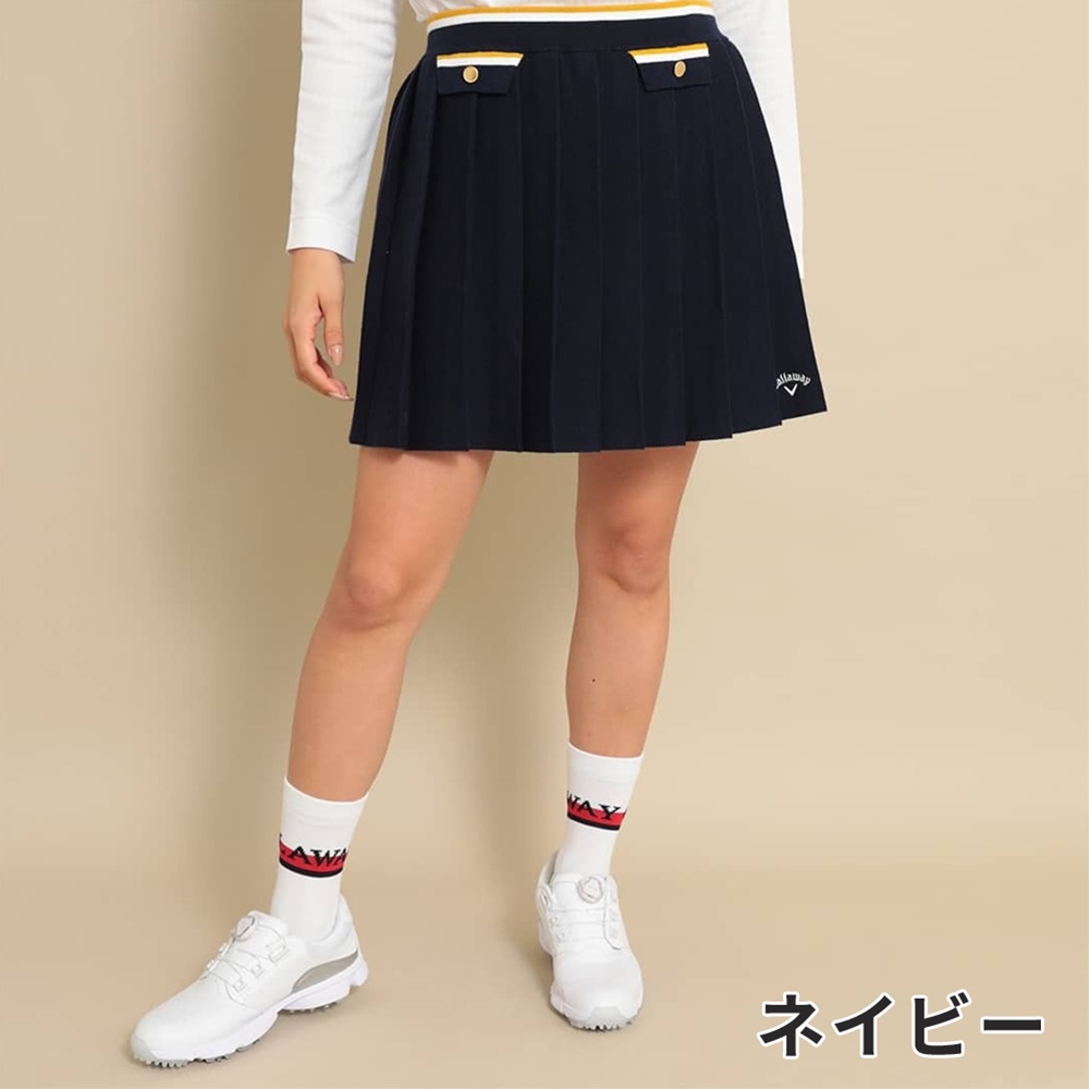 Callaway レディース スカート M ネイビー Callaway（キャロウェイ） セール レディース ゴルフウェア スカート