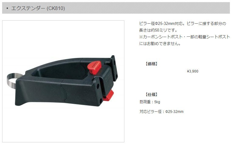 お歳暮 人気 RIXEN 耐 25-32mm対応 エクステンダー リクセン&カウル KAUL & アクセサリー