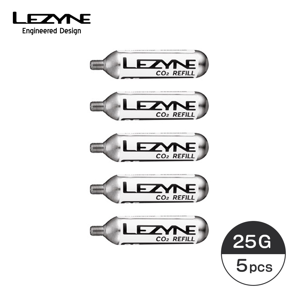 LEZYNE レザイン 自転車 アクセサリー CO2ボンベ CO2 CARTRIDGE 25G SILVER 5PCS ネジ式 空気入れ 携帯 交換用  CO2カートリッジ インフレーター シルバー : lezyne-co2-25g-5pcs : ベスポ - 通販 - Yahoo!ショッピング