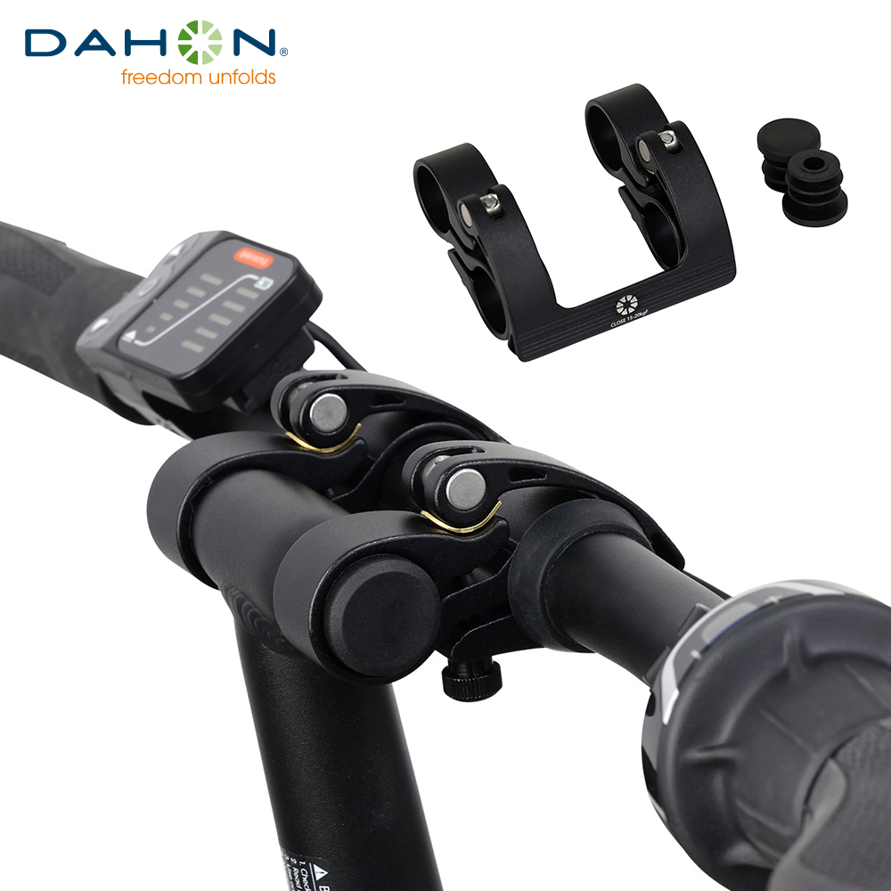 DAHON 変形把立 ブラック 取り付けパーツ付き DAHON ダホン 自転車_アクセサリー ステム QR W-CLAMP STEM 45 5