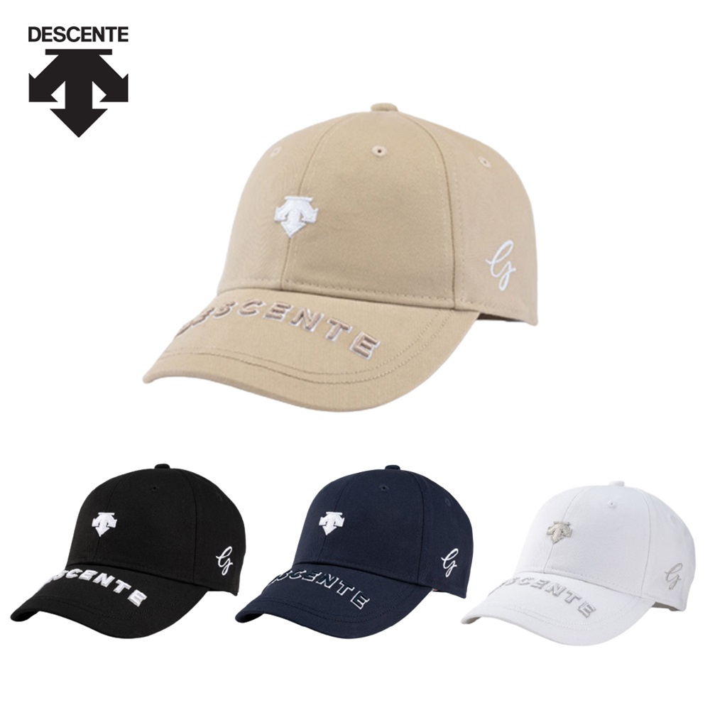 DESCENTE デサント レディース ゴルフ 帽子 キャップ ロゴキャップ DGCTJC00 22FW 秋冬 吸水速乾 コットンツイル素材 ベージュ  ブラック ネイビー ホワイト :descente-dgctjc00:ベスポ - 通販 - Yahoo!ショッピング