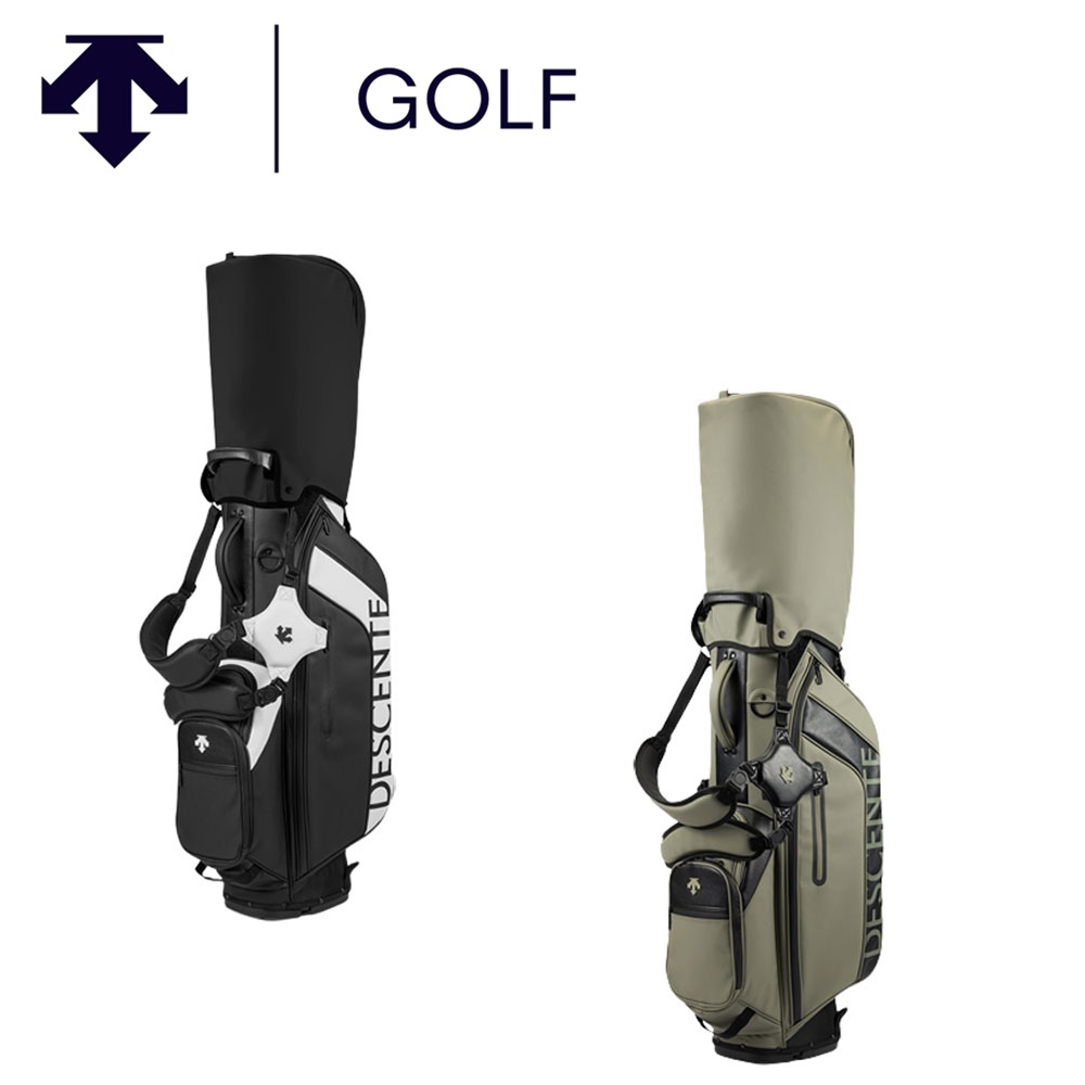 DESCENTE GOLF デサントゴルフ メンズ ゴルフ キャディバッグ スタンドキャディバッグ 9型 DQBWJJ02 23FW 秋冬 四点式ショルダーベルト