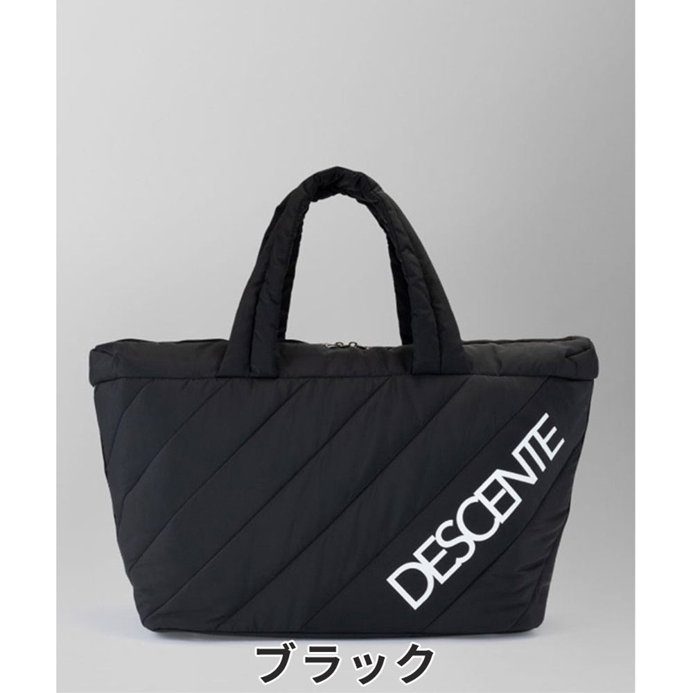 セール DESCENTE デサント レディース ゴルフ ボストンバッグ トートバッグ DQCUJA01 22FW 秋冬 ステッチ ロゴ入りテープ  シューズポケット 送料無料