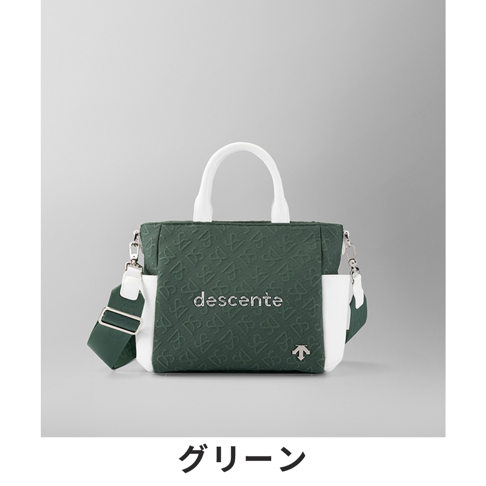 DESCENTE GOLF デサントゴルフ レディース ゴルフ ポーチ MONOGRAM カートバッグ DQCXJA42 24SS 春夏 モノグラム柄｜bespo｜03