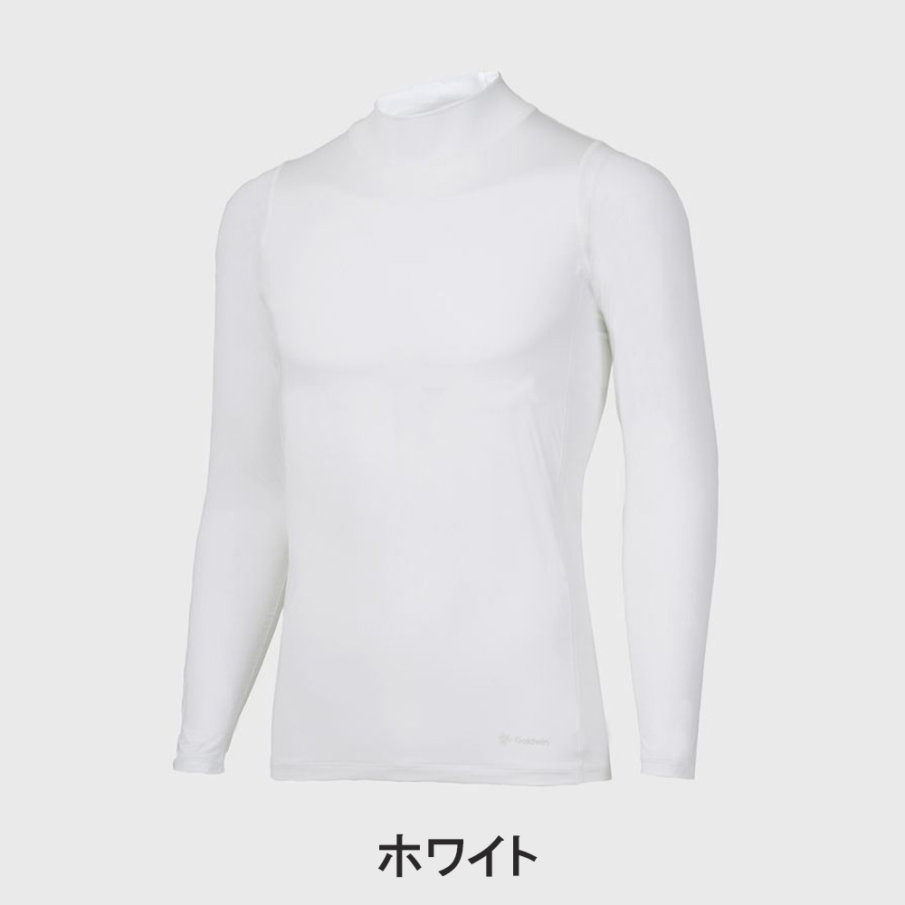 UVカット 防透性 半袖 モックネック プルオーバー (MENS) | new