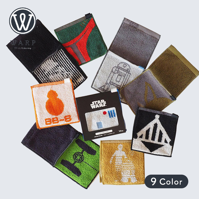 こぐまスターウォーズ STAR WARS 手ぬぐい ハンカチ 12枚セット WARP ワープ 雑貨 タオル ハンドタオル STAR WARS mini towel