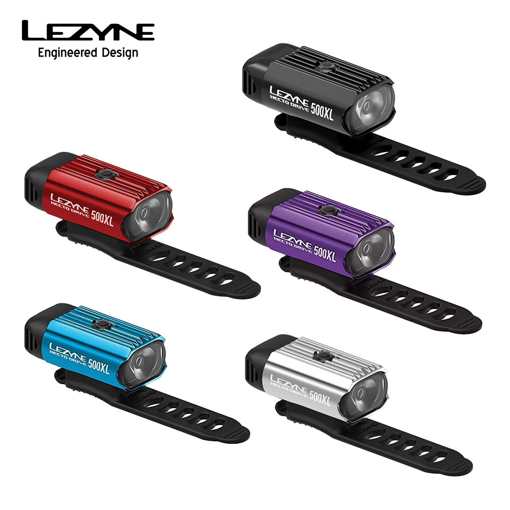LEZYNE レザイン 自転車 LED フロントライト 前照灯 コンパクト 最大500ルーメン 点灯20時間 明るい 防水 バッテリー USB充電 HECTO  DRIVE 500XL ヘクトドライブ :lezyne-hectodrive500xl:ベスポ 通販 