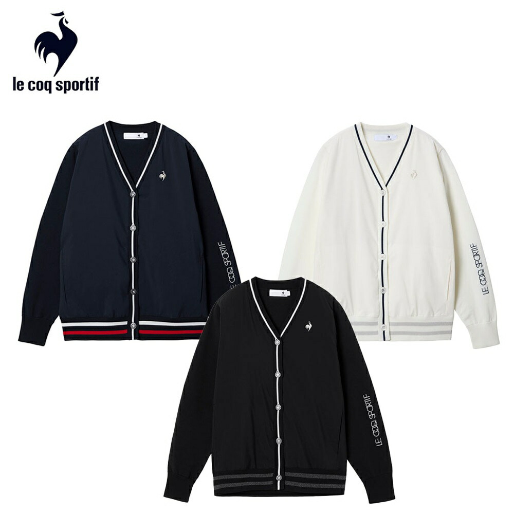 本命ギフト L Vネックセーター ゴルフコレクション sportif coq 【新品