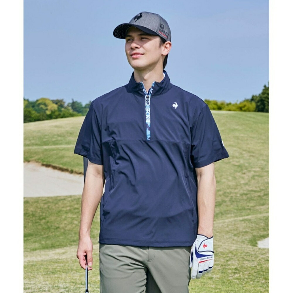値下可／le coq sporting GOLF／上下セット／裏ボア／M／紺色 le coq sportif GOLF（ルコックスポルティフ ゴルフ） 【セール】le