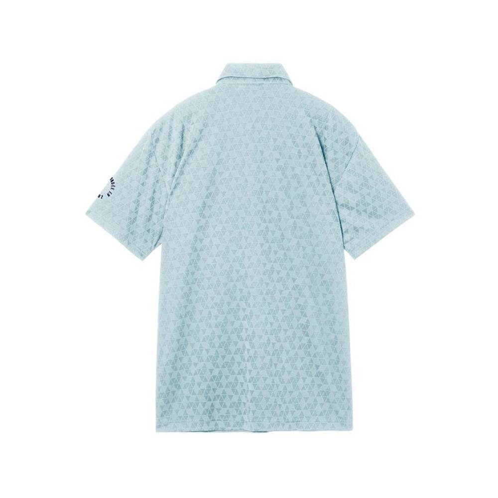 le coq sportif ルコックスポルティフ メンズ ゴルフウェア シャツ Sunscreen NIR トライアングルジャカード半袖シャツ LG6SHS01M 26SS 春夏_16