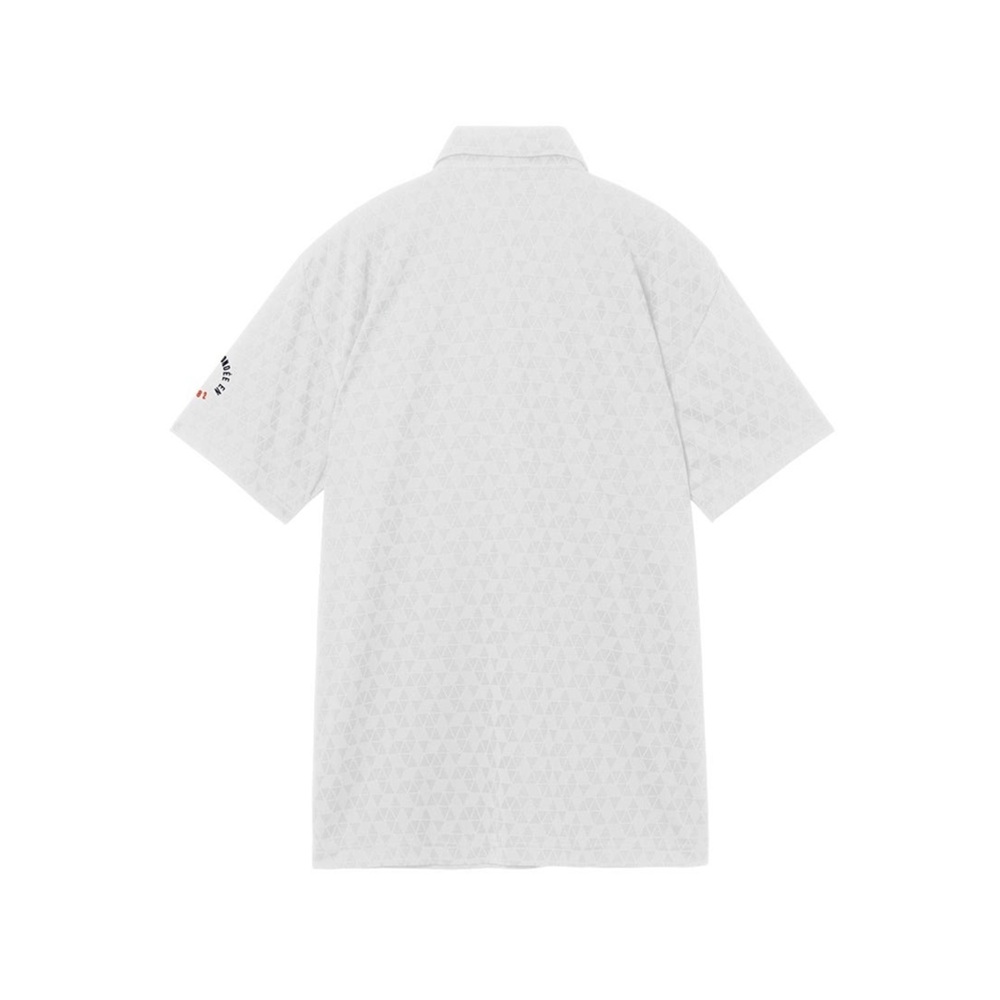 le coq sportif ルコックスポルティフ メンズ ゴルフウェア シャツ Sunscreen NIR トライアングルジャカード半袖シャツ LG6SHS01M 26SS 春夏_23