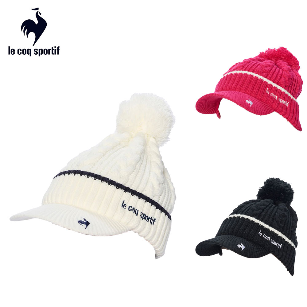 le coq sportif ルコックスポルティフ ゴルフ 帽子 ニット帽 LG4FCP40L
