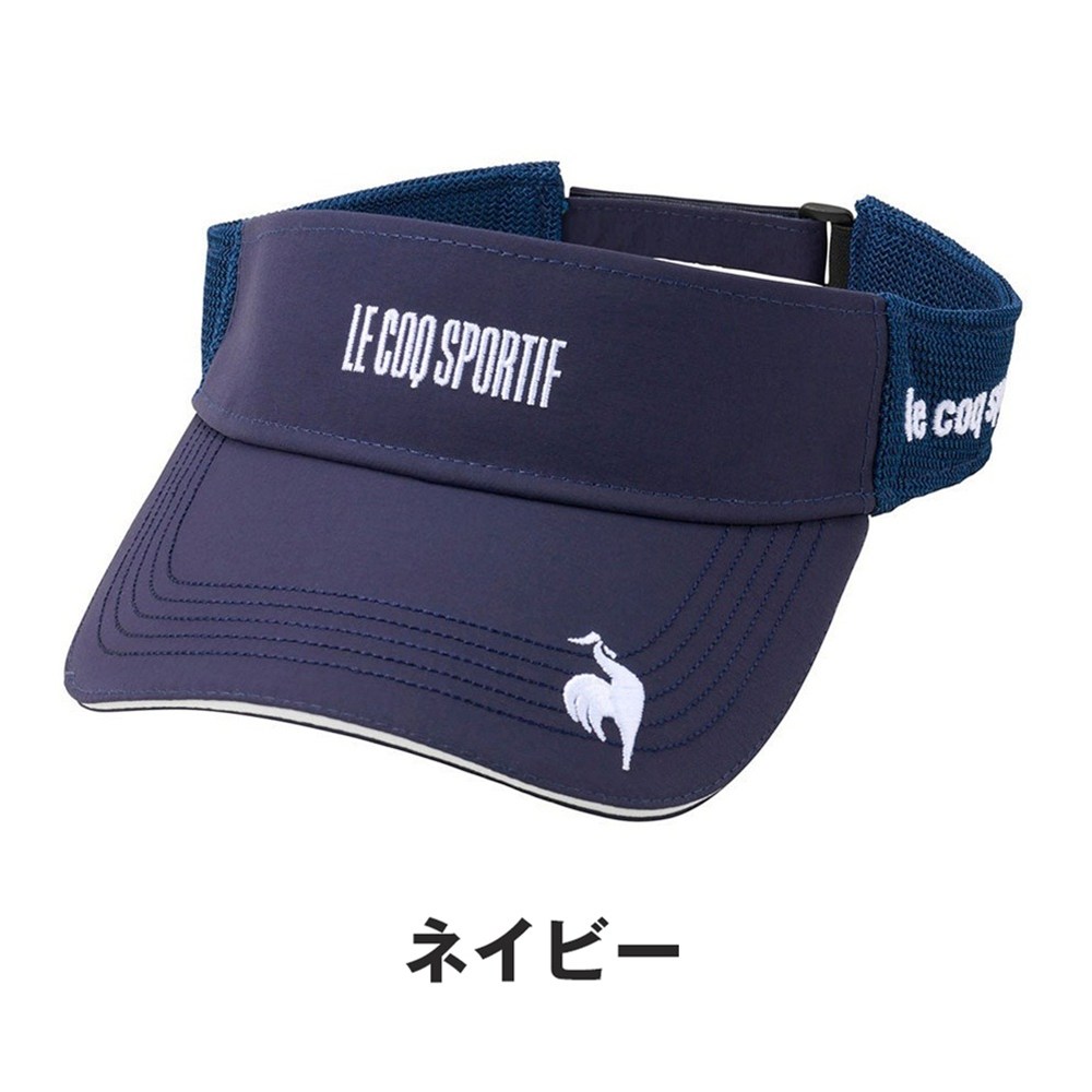 le coq sportif ルコックスポルティフ ゴルフ 帽子 バイザー LG5SCP54M