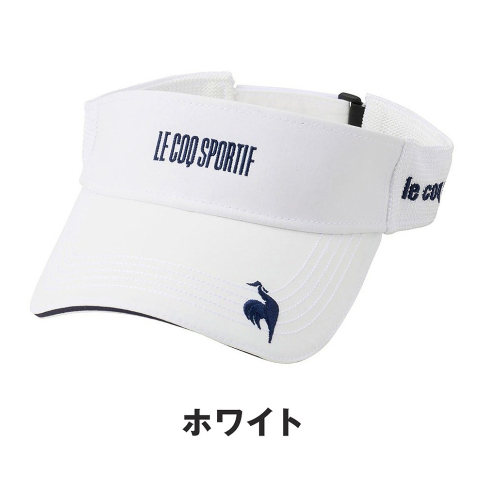 le coq sportif ルコックスポルティフ ゴルフ 帽子 バイザー LG5SCP54M