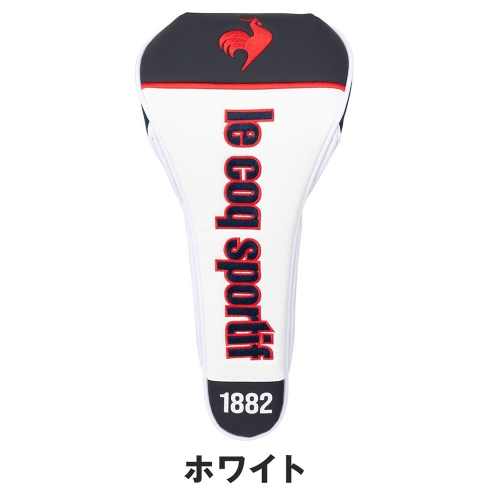 le coq sportif - ゴルフ ヘッドカバーセット（DR×1 FW×1 UT×2）おまけ付き 美品】ルコック ヘッドカバー 5点セット 黒×白 DR FW×2 UT×2