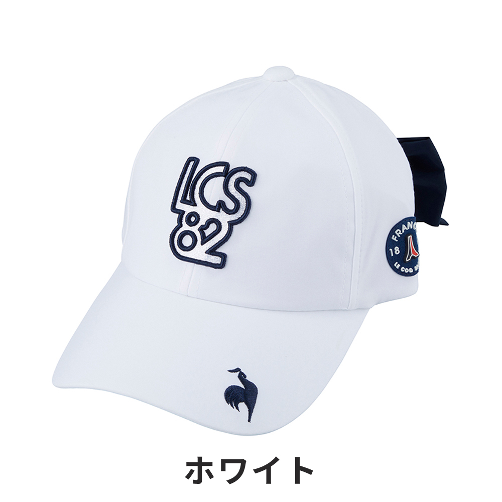 セール le coq sportif ルコックスポルティフ レディース ゴルフウェア 帽子 キャップ ポニーテールキャップ QGCXJC02W 24SS 春夏 部分吸汗速乾｜bespo｜06