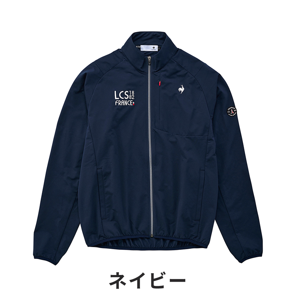 サイズ：M LE COQ GOLF ルコックゴルフ  ジップジャケット  ブルー系 [240101454491] ゴルフウェア メンズ ストスト サイズ：M LE COQ GOLF ルコックゴルフ ジップジャケット ブルー