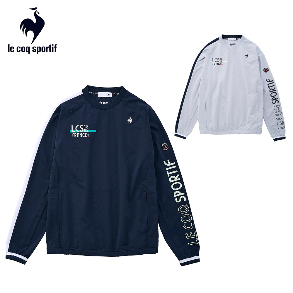 le coq sportif ルコックスポルティフ メンズ ゴルフウェア ブルゾン ストレッチフォーサー はっ水プルオーバー QGMXJK02 24SS 春夏 ストレッチ｜bespo