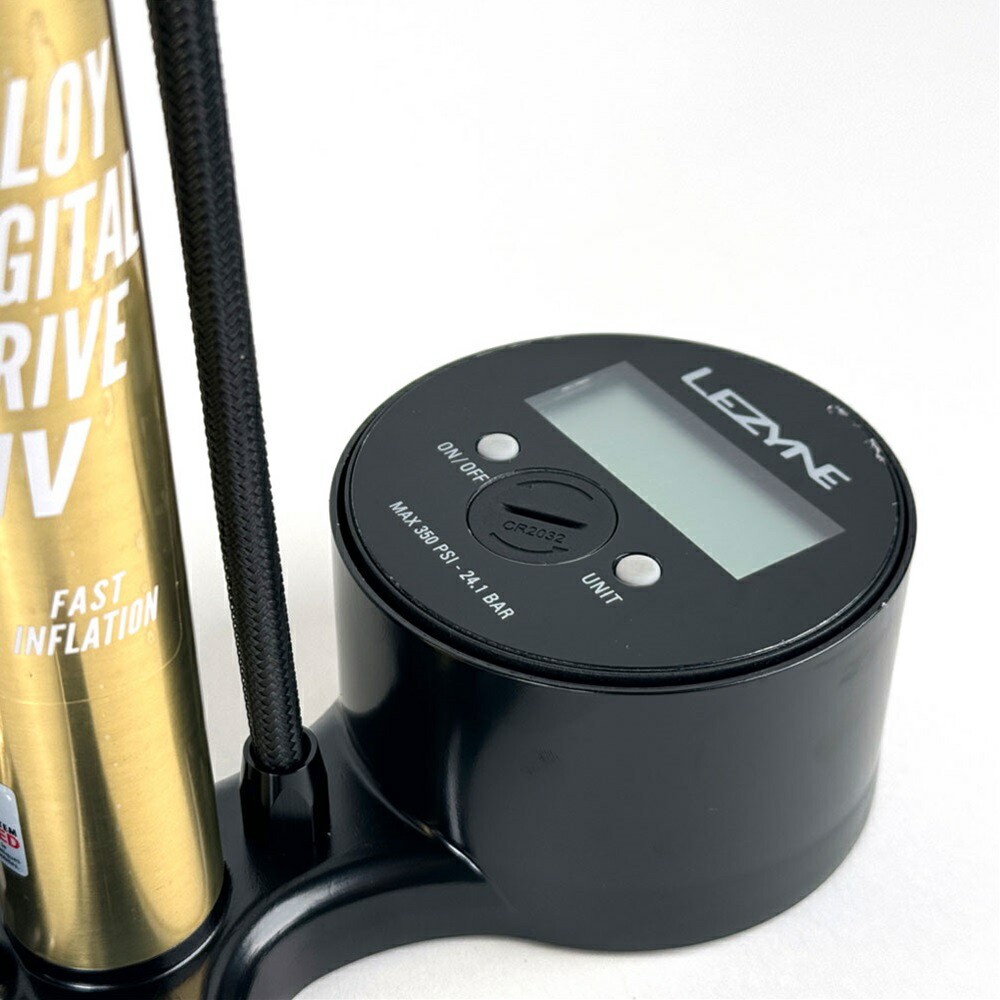 LEZYNE レザイン 自転車_アクセサリー フロアポンプ 18K DIGITAL DRIVE