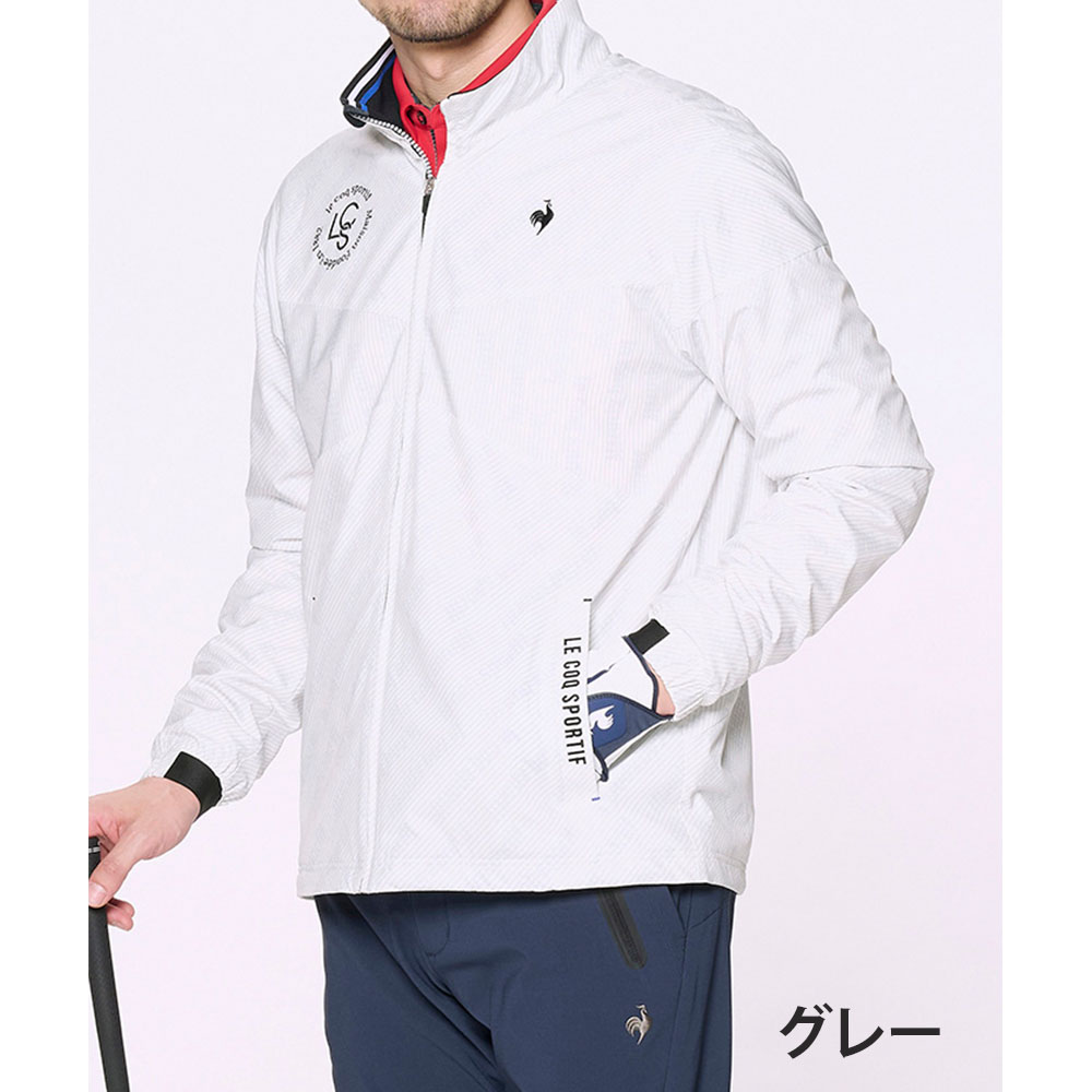 LE COQ GOLF ルコックゴルフ 中綿ジャケット ホワイト M ゴルフ le coq sportif GOLF（ルコックスポルティフ ゴルフ） セール le coq