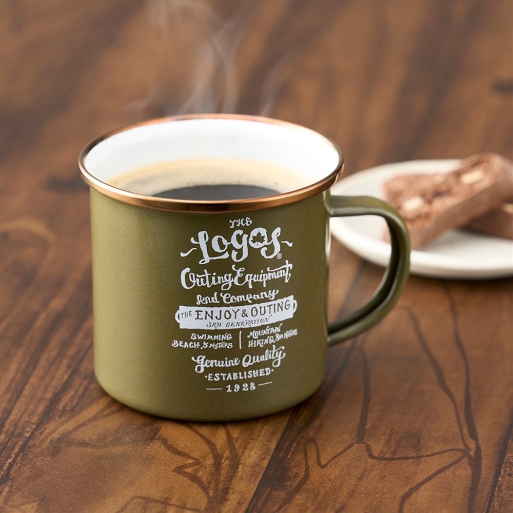 LOGOS（ロゴス） アウトドア キャンプ用食器 クラシコホーローマグ