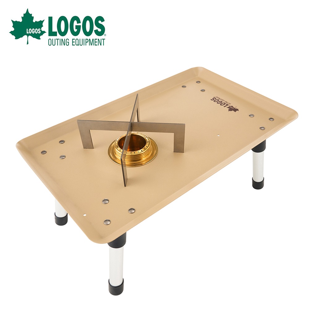 LOGOS ロゴス アウトドア テーブル アルコールバーナー用テーブル 83010025 コンパクト収納 軽量タイプ ワンタッチ開閉 収納バッグ付き｜bespo