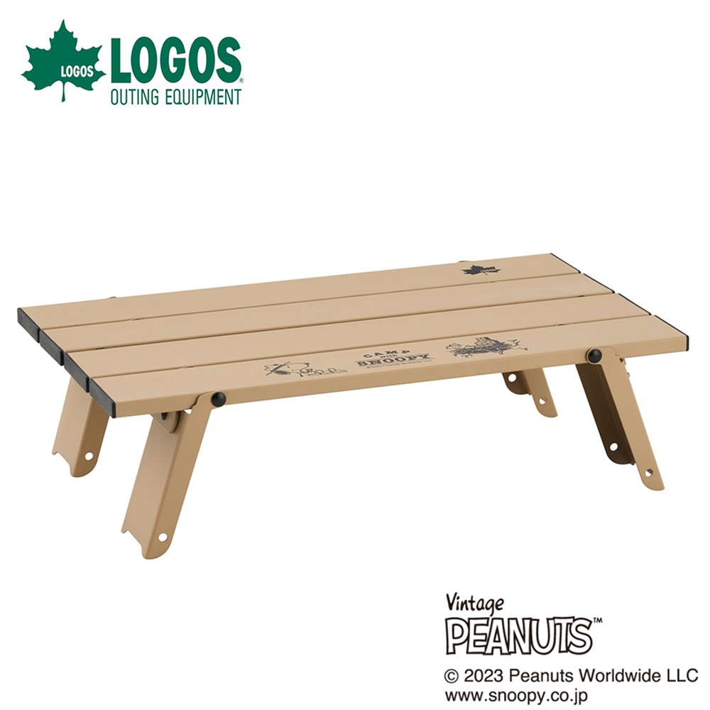 LOGOS（ロゴス） アウトドア テーブル SNOOPY Beagle Scouts 50years