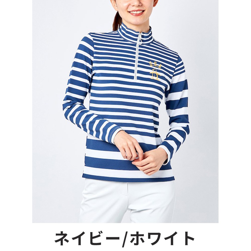 Munsingwear マンシングウェア レディース ゴルフウェア シャツ アシメトリーボーダージップシャツ MGWTJB03 22SS 遮熱 吸汗速乾  UPF15 ストレッチ 送料無料 :munsingwear-mgwtjb03:ベスポ - 通販 - Yahoo!ショッピング