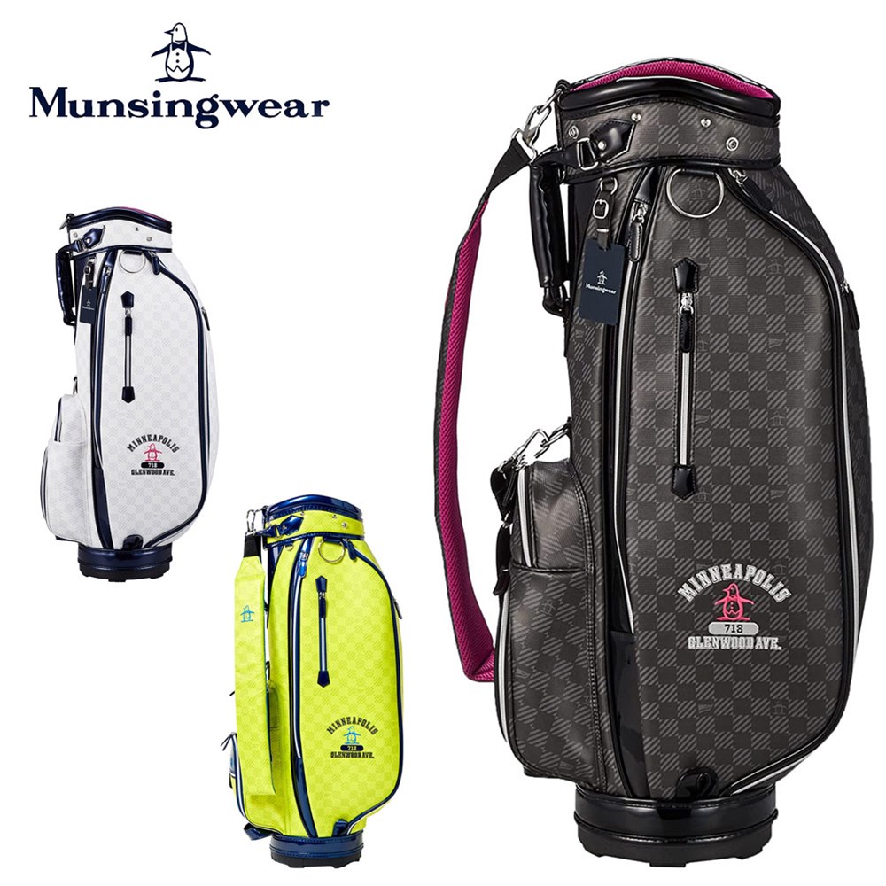 Munsingwear マンシングウェア レディース ゴルフ キャディーバッグ ブロックプリントキャディバッグ 3.3kg 8.5型 5分割  47インチ対応 MQCTJJ01 22SS 送料無料 :munsingwear-mqctjj01:ベスポ - 通販 - Yahoo!ショッピング