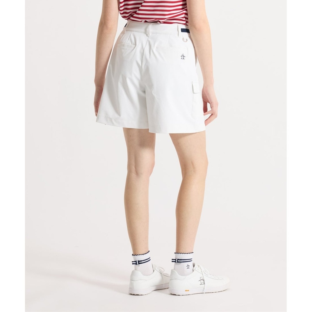 Munsingwear マンシングウェア レディース ゴルフウェア パンツ 神白2WAYストレッチハーフパンツ MG6SHP35L 26SS 春夏 カーゴポケット 遮熱の画像