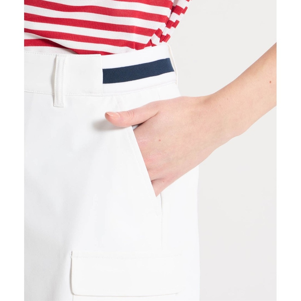 Munsingwear マンシングウェア レディース ゴルフウェア パンツ 神白2WAYストレッチハーフパンツ MG6SHP35L 26SS 春夏 カーゴポケット 遮熱の画像