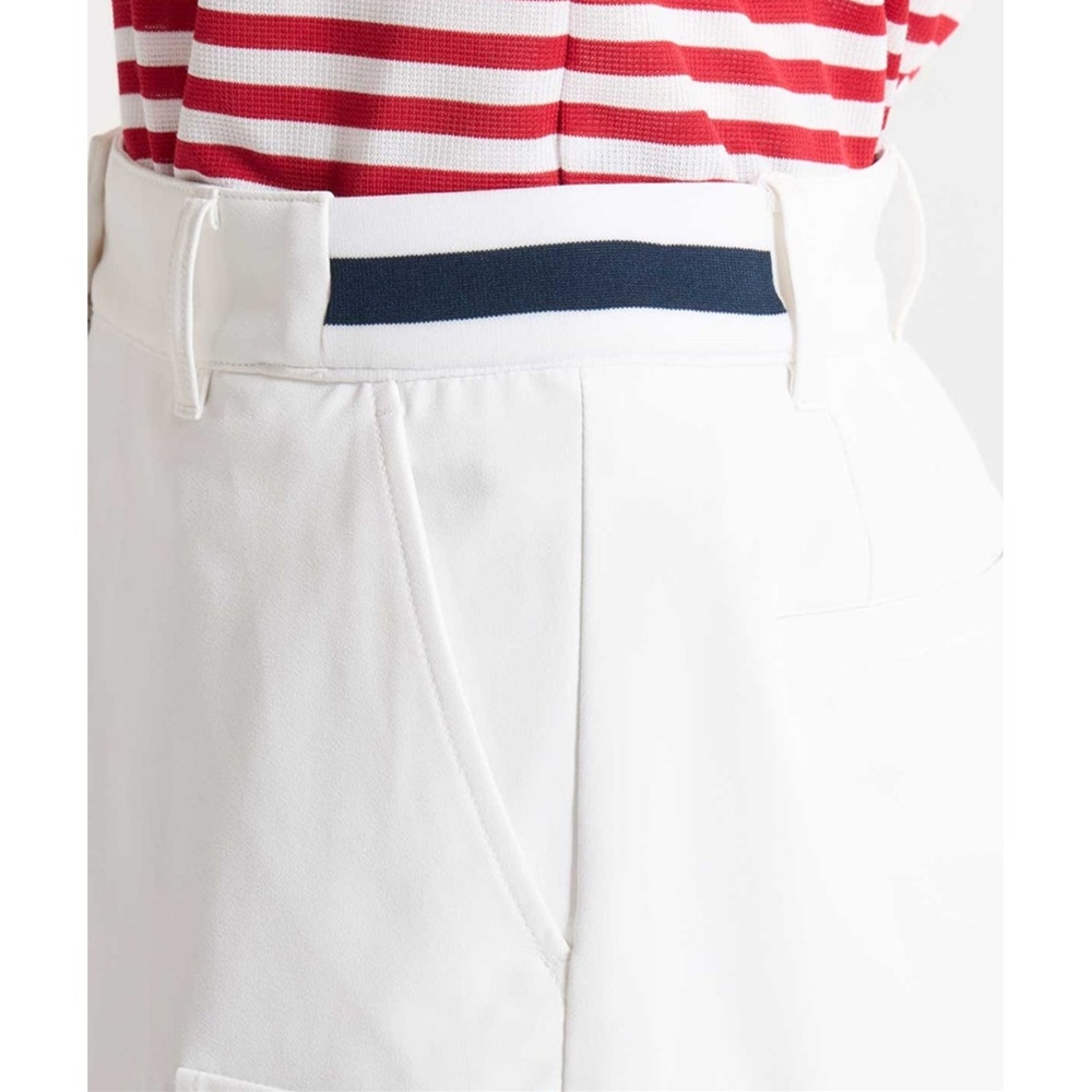 Munsingwear マンシングウェア レディース ゴルフウェア パンツ 神白2WAYストレッチハーフパンツ MG6SHP35L 26SS 春夏 カーゴポケット 遮熱の画像