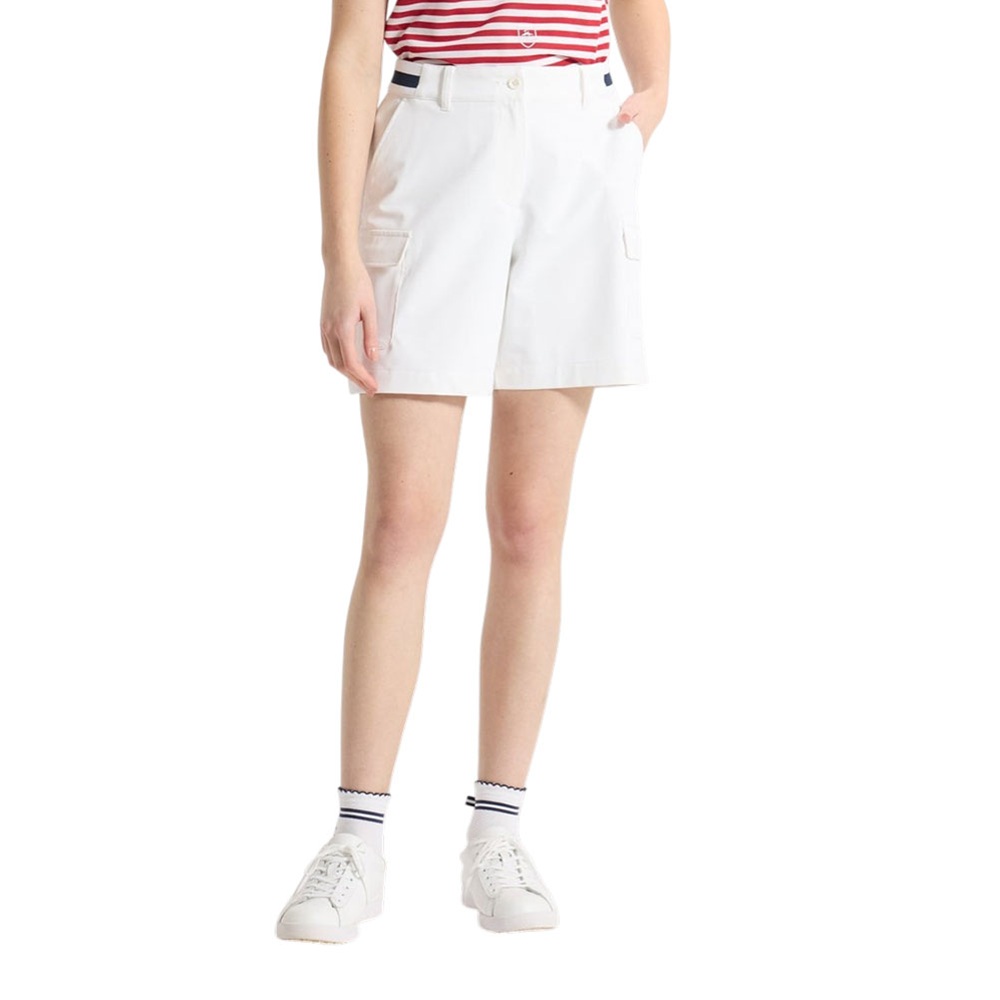Munsingwear マンシングウェア レディース ゴルフウェア パンツ 神白2WAYストレッチハーフパンツ MG6SHP35L 26SS 春夏 カーゴポケット 遮熱の画像