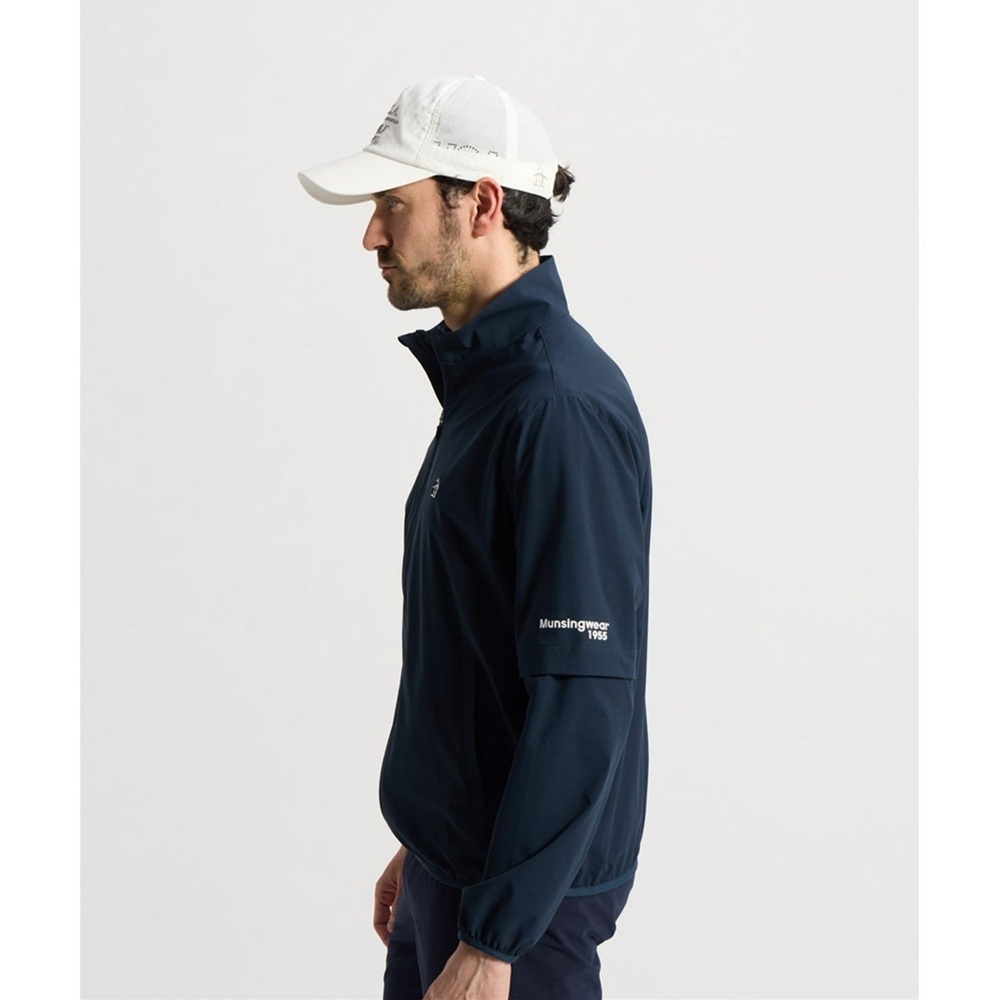 メンズ ゴルフMunsingwearウインドブレーカー ブルゾン 美品 3L Munsingwear（マンシングウェア） メンズ ゴルフウェア ウィンド