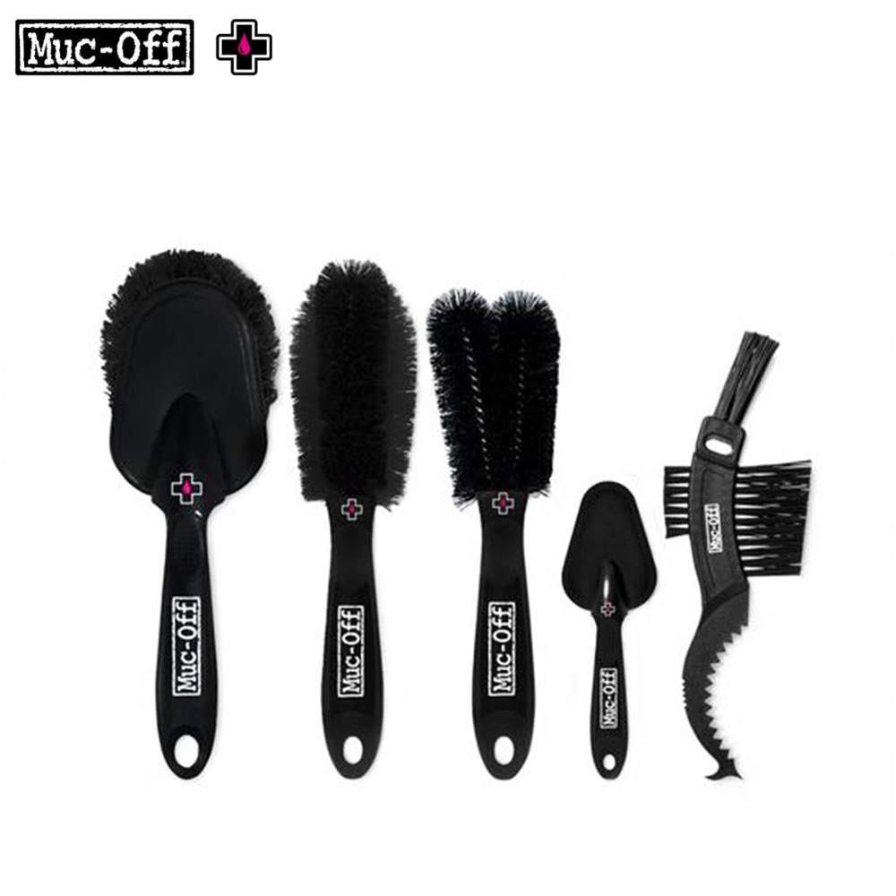 10%OFF MUC-OFF マックオフ 自転車 メンテナンス 洗車ブラシ BRUSH x5 SET ブラシ5点セット 09-7900110105  ブラシキット