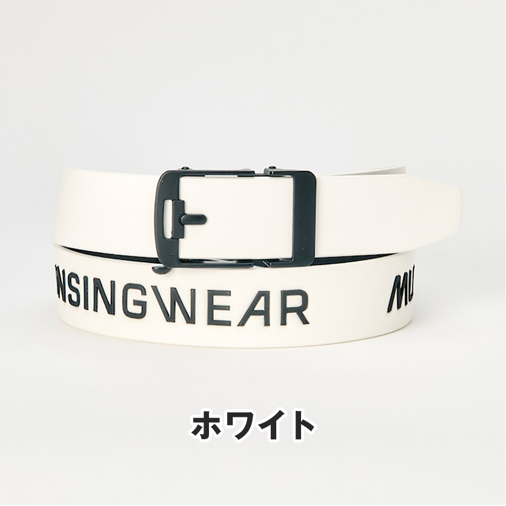 Munsingwear - 【新品】マンシングウェア USA ベルト白 ホワイトM(34-36) ゴルフ Munsingwear 【セール】 マンシングウェア メンズ ゴルフ ベルト