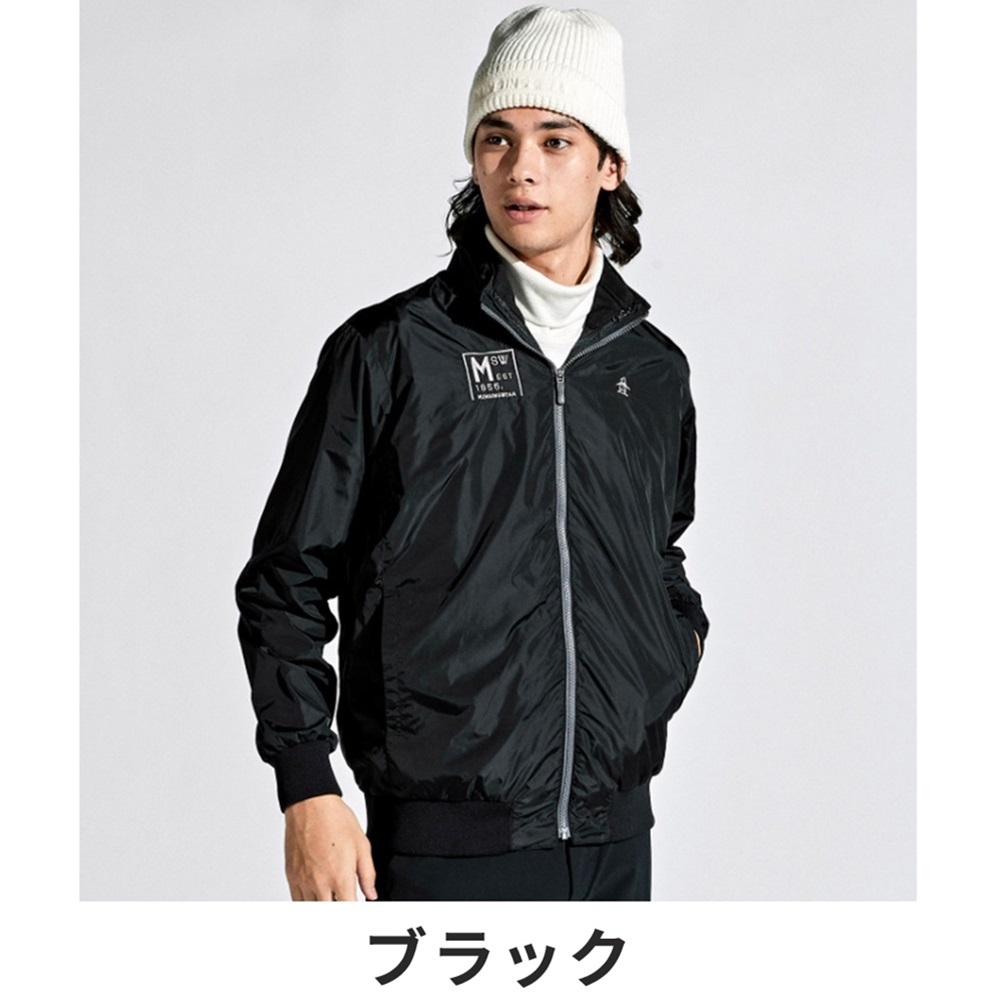 セール Munsingwear マンシングウェア メンズ ゴルフウェア ブルゾン SEASON COLLECTION HEATNAVI タフタ  フリース 3wayブルゾン MGMWJK08W 23FW 秋冬