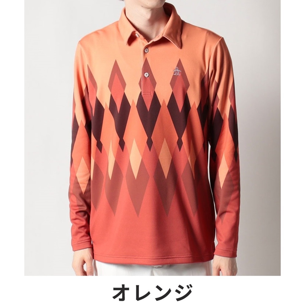 Munsingwear - MUNSINGWEAR メンズゴルフポロシャツ長袖 ポロシャツ メンズ マンシングウェア Munsingwear ゴルフウェア