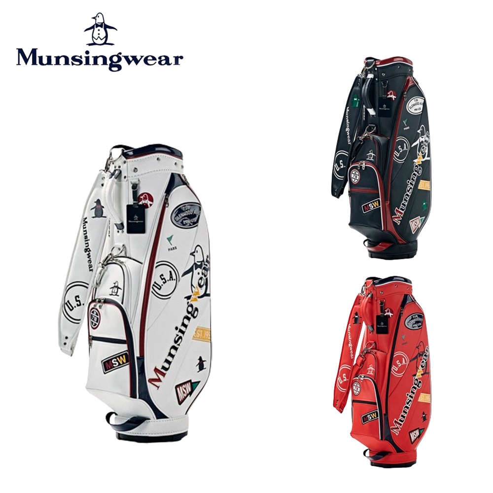 セール Munsingwear マンシングウェア レディース ゴルフ キャディバッグ ポップデザインキャディバッグ 3.0kg 8.5型 6分割 46インチ対応 MQCXJJ01 24SS｜bespo