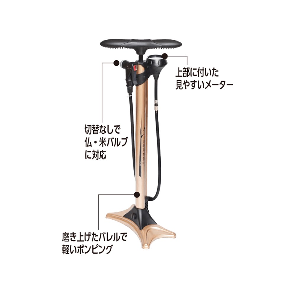 SERFAS サーファス 自転車 メンテナンス 空気入れ 46798