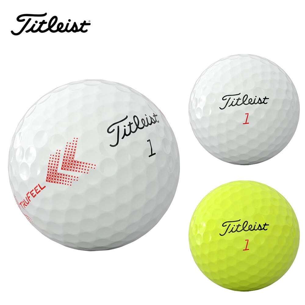 Titleist �^�C�g���X�g ���j�Z�b�N�X �S���t �{�[�� TRUFEEL 2026 3���� T6036S-AIM-J-2 2026 �򋗗����\ �g�D���[�t�B�[�� �\�t�g�Ŋ�