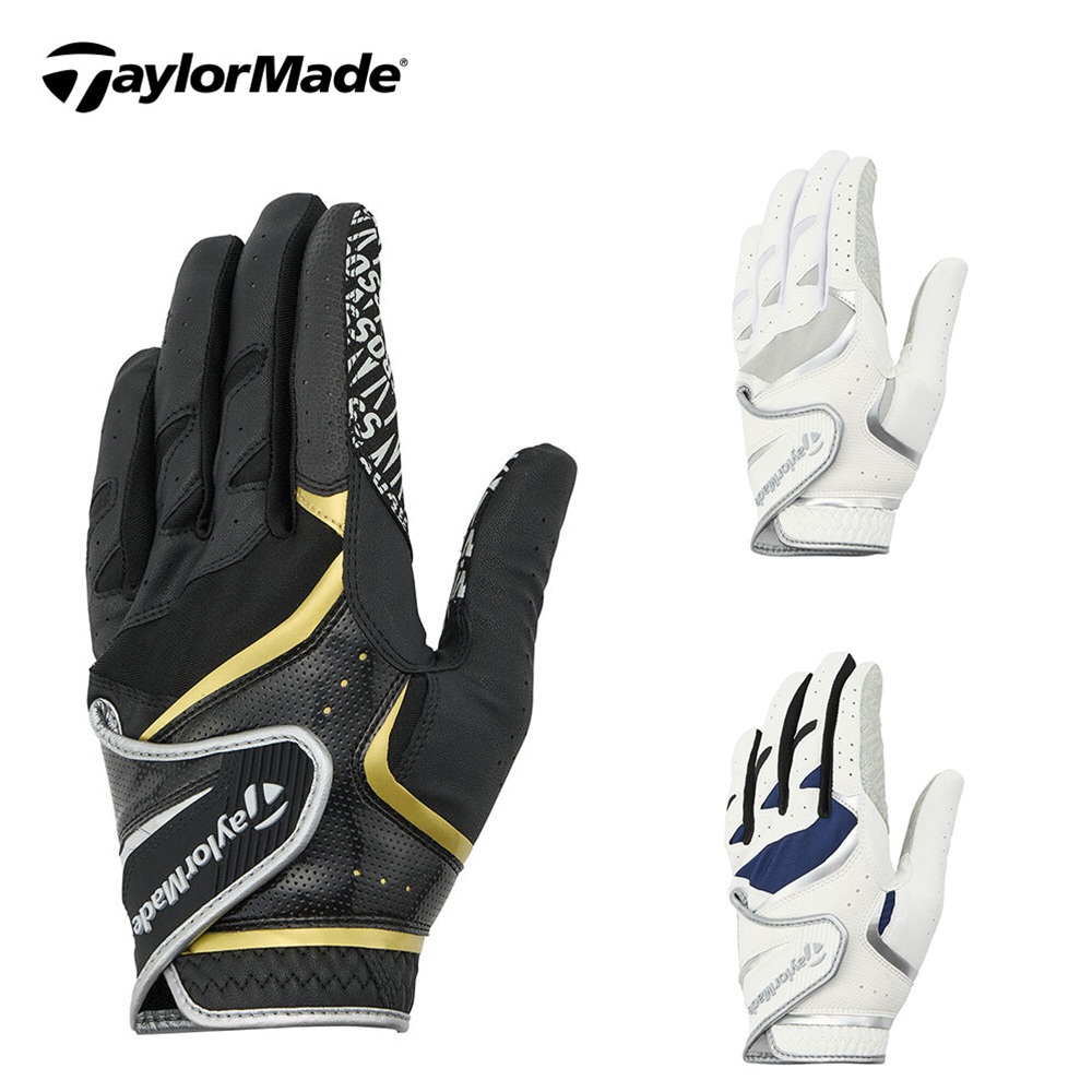 TaylorMade テーラーメイド メンズ ゴルフ グローブ インタークロス 7.0 TL931 26FW 秋冬 ホールド感 フローティング構造 平シリコンプリント