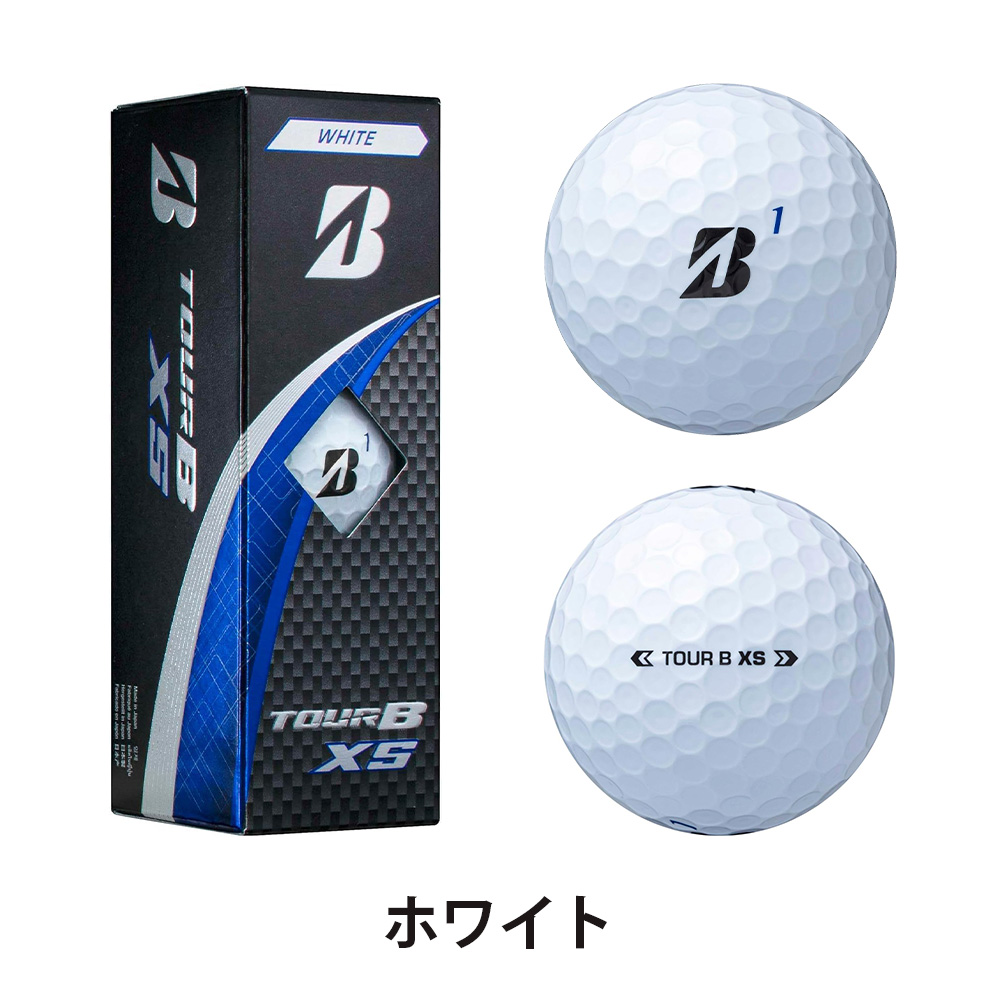 BRIDGESTONE ブリヂストン ゴルフ ボール 1スリーブ 3球入 3個入 TOUR B XS ツアービー 日本正規品 22GBSC S2WXJ  S2GXJ S2YXJ S2CXJ