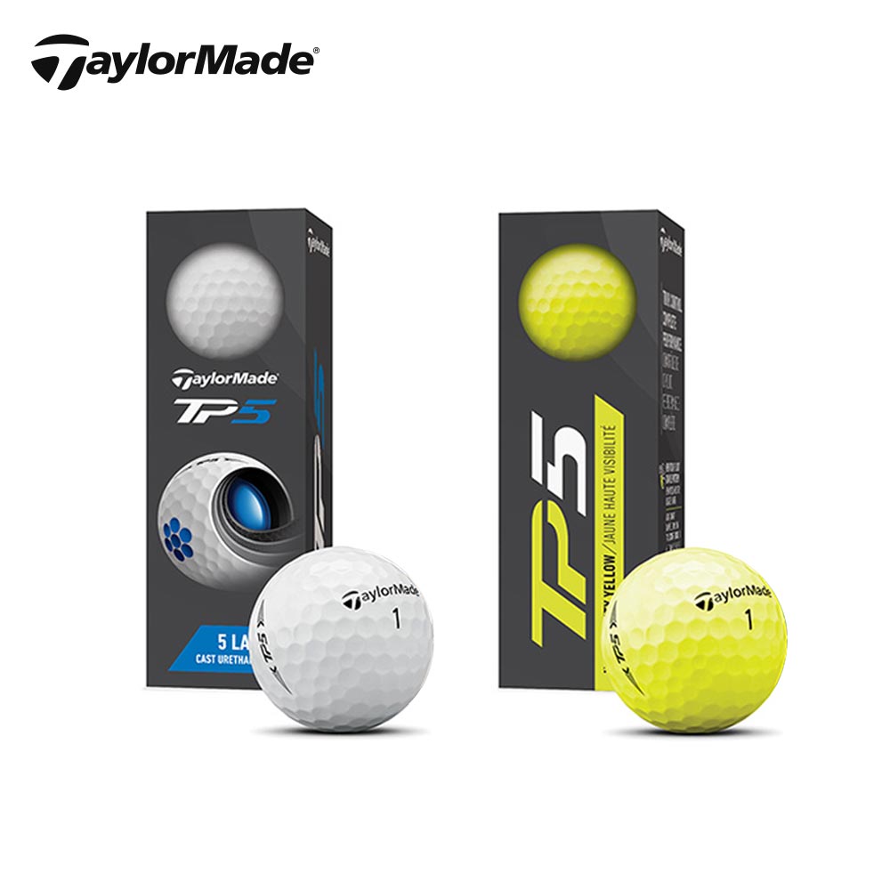 Taylormade テーラーメイド ゴルフボール NEW TP5 ボール 1スリーブ 3個入り 3球入り ホワイト イエロー N9069701  N9083701 :taylormade-tp5-3p:ベスポ 通販 
