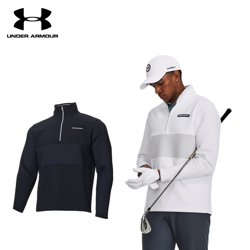 10%OFF  UNDER ARMOUR アンダーアーマー メンズ ゴルフウェア ジャケット UAストーム デイトナ 1/2ジップ ジャケット 1379723 23FW 秋冬 撥水加工